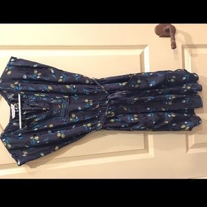 Rebecca Taylor Sleeveless Tie Waist Dress